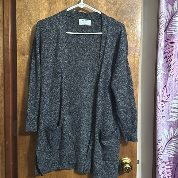 Long Open-front Boyfriend Sweater - Picture 1 of 6